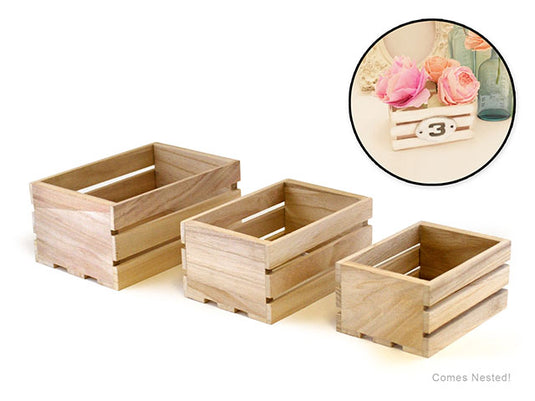 Wood Craft: Crate Caddy Set 3/Set