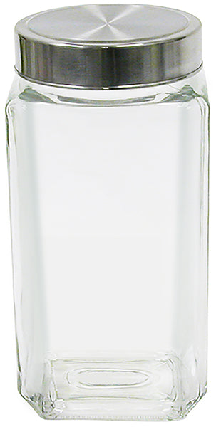 Storage Jar with S/S Lid Rectangular