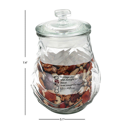 Storage Jar 1.2L Glass Lid