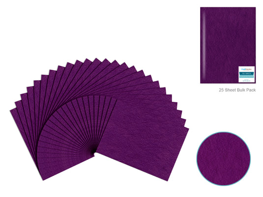 Felt Sheets: 9"x12" Premium Bar-Coded (Majestic Violet)