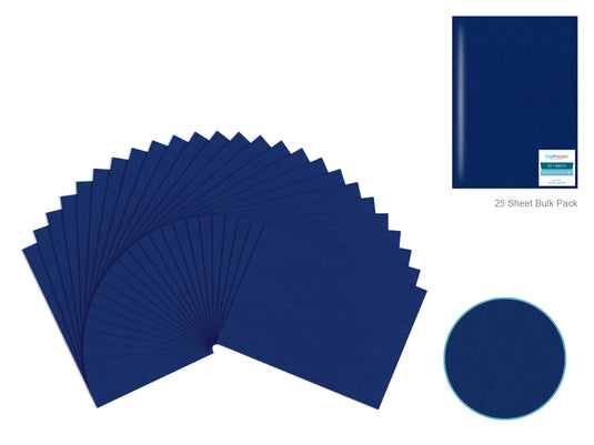 Felt Sheets: 9"x12" Premium Bar-Coded (Deep Blue)