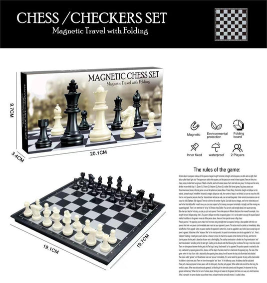 Chess Game w/Magnetic Board, cbx