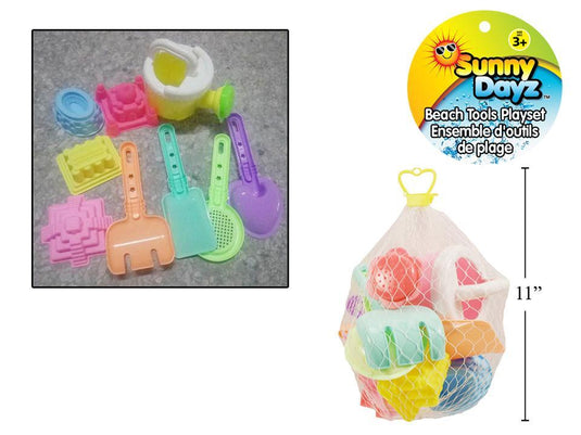 Sunny Dayz 9pcs Beach Set in Net Bag