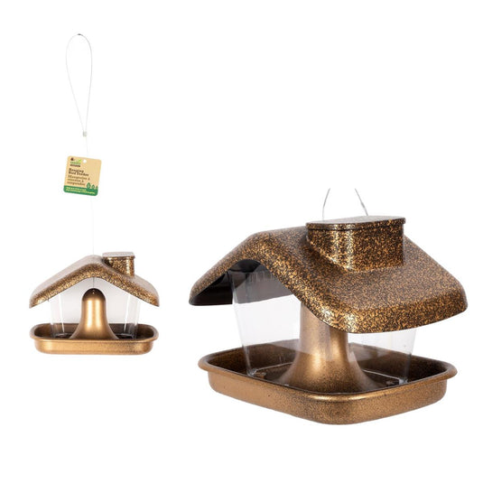 Garden E. Hanging Bird Feeder, 10.5"x6.3"x5.9", 2/c, cht