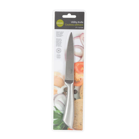 L.Gourmet 5" Utility Knife, Stainless Steel, clamshell