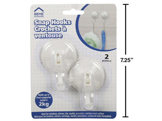 H.E. 2-pc Plastic Suction Hook b/c(HZ)