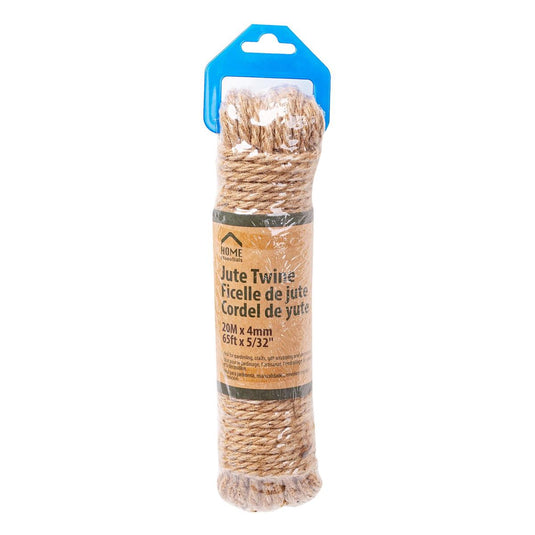 H.E. Jute Rope 20M x 4mm, Shrink wrap