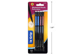 4 PK MECH. PENCILS 0.5MM WITH COLORED CLIP