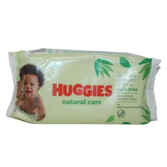 HUGGIES WIPES 56CT NATURAL CARE ALOE