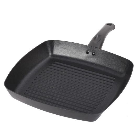 Luciano 28cm Non-Stick Skillet Pan w/ Grill Base, wrap card