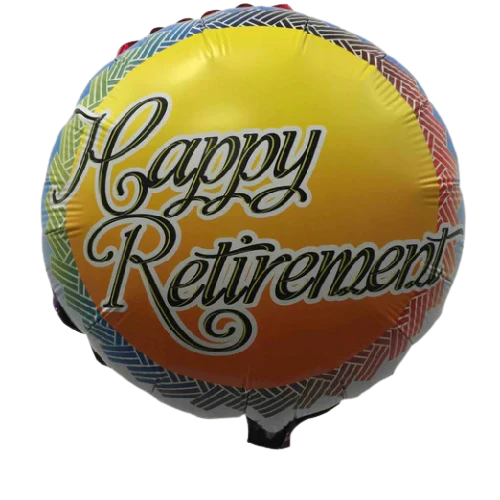 BALLOON FOIL ROUND 18" (Air-filled) Retirement