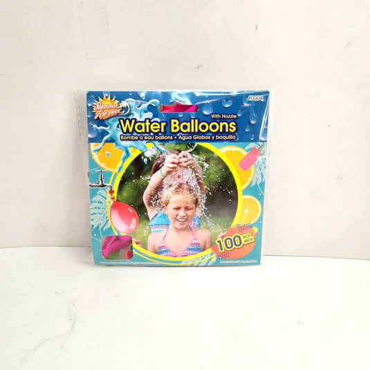 BALLOON WATERBOMB W/FILLER 100PCS