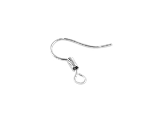 Jewelry Findings: 3/4" Fish-Hook Earring Wires x50