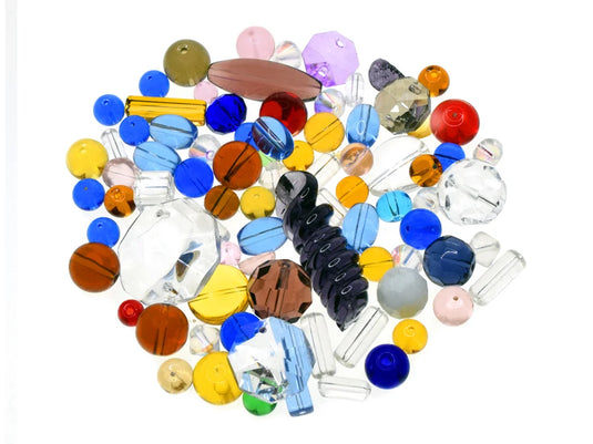 Glass Beads: Bulk Mix Pack 100gms