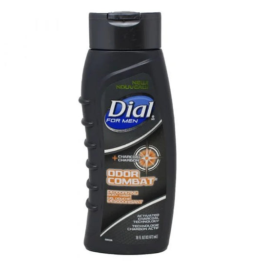 DIAL B/W 473ML MEN ODOR COMBAT CHARCOAL/6