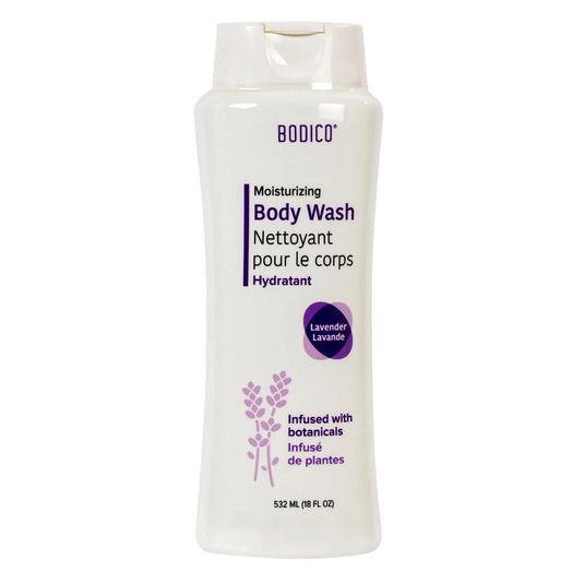 Bodico, 532ml Lavender Body Wash , label, Made in Canada