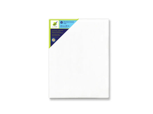 Stretch Artist Canvas: Rect. 16"x20" Primed Back-Stapled