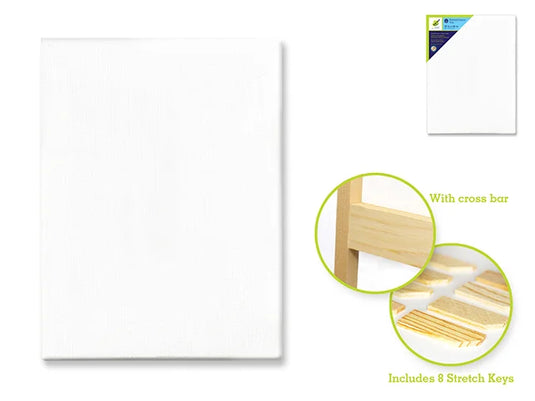 Stretch Artist Canvas: Rect. 18"x24" Primed Back-Stapled