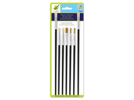 Artist Brush Set: Mixed Media Acrylic Handle