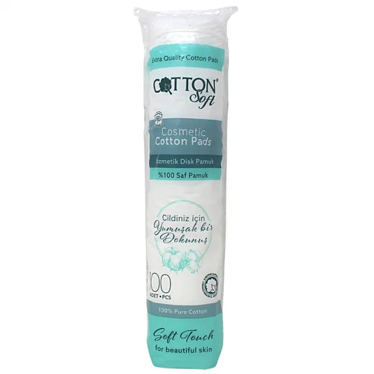 COTTON SOFT COSMETIC PADS 100CT