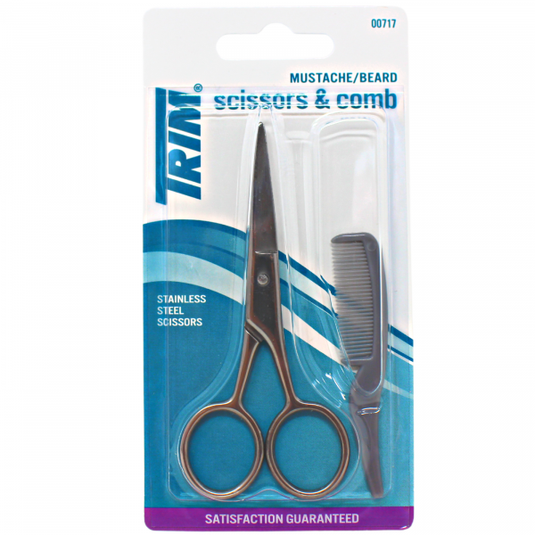 TRIM SCISSORS & COMB SET