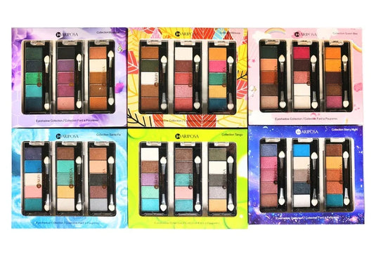 3 PK 5 COLOUR EYESHADOW COMBOS