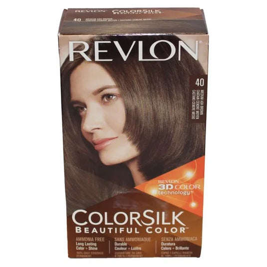 REVLON COLORSILK #40 MEDIUM ASH BROWN