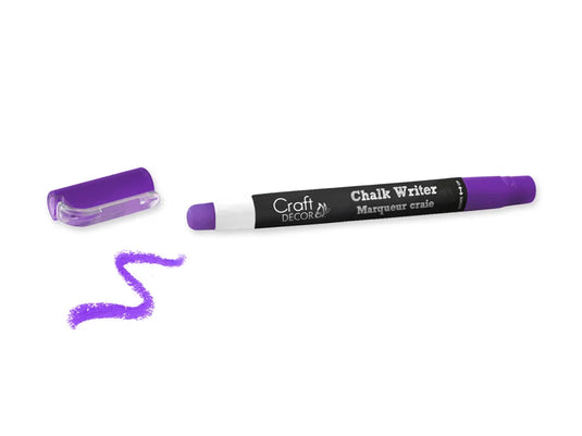 Craft Decor: Chalk Writer Blister-Carded I) Deep Purple