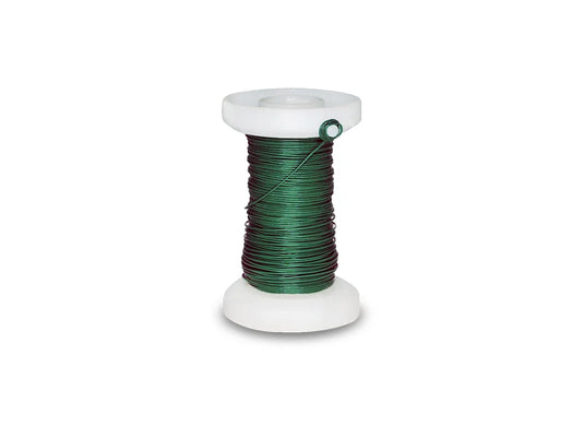 Floral Spool Wire: 26g Green 20m (0.45mm)