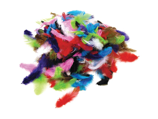 Feather Craft: 12g Craft Feathers 2"-3.5" I) Multi Mix