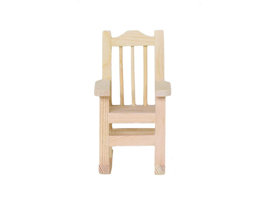 Wood Craft: 7x6x11cm DIY Mini Rocking Chair