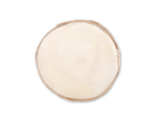 Craftwood: 13cm-15cm Natural Birch Slice 1.2cm(T)