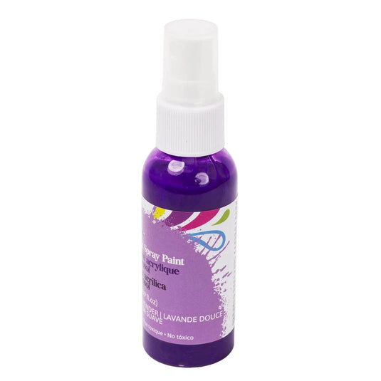 T4C, Soft Lavender Acrylic Spray Paint 50ml, label+pvc hanger