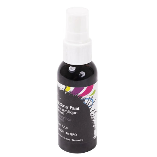 T4C, Black Acrylic Spray Paint 50ml, label+pvc hanger