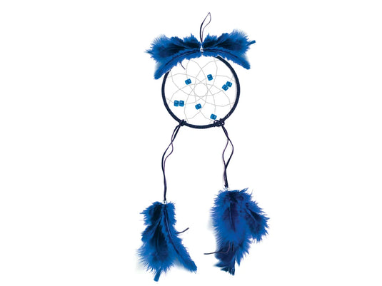 Craft Medley Kit: DIY 4.6" Dream Catcher Kit A) Indigo Blue