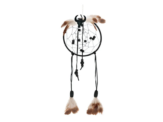 Craft Medley Kit: DIY 4.6" Dream Catcher Kit H) Black