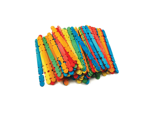 Craftwood: 4.5"x3/8" Colored Skill Sticks 80/pk