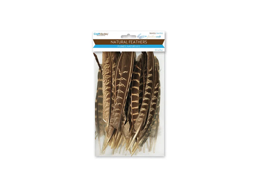 Feather Craft: 6"-8" Au Naturel 8g Asst 16eax3styles