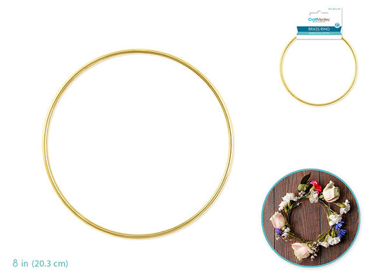 Brass Rings: 8" Round