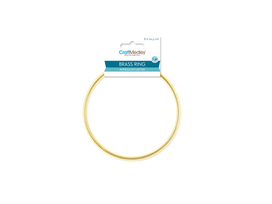 Brass Rings: 8" Round