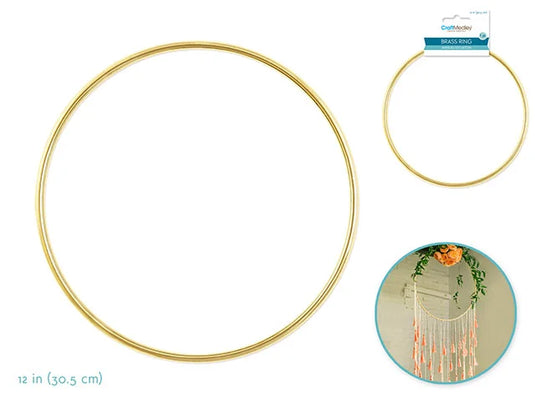 Brass Rings: 12" Round