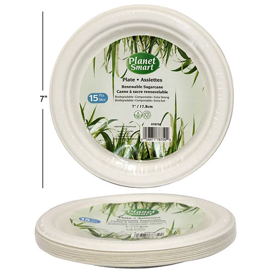 Compostable Plate 15PK