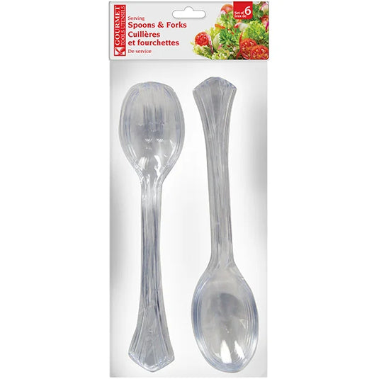 SPOON & FORK SERVING SET