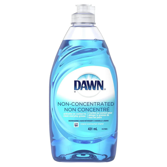 P&G, DAWN Non-concentrated Dishwashing Liquid,20BLT/431mL