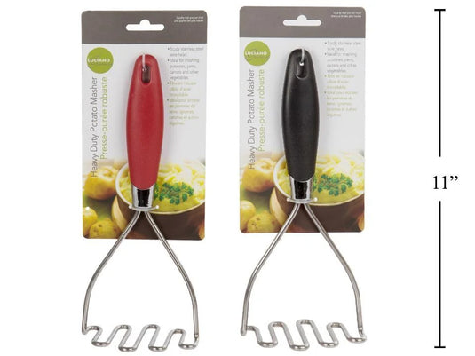 L.Gourmet S.S. Potato Masher, tie on card (CP)