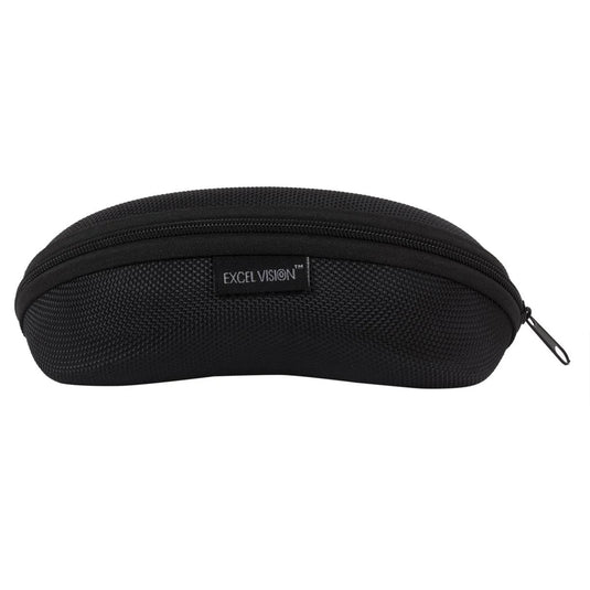 Excel Vision Sunglasses Case, Black, hang tag