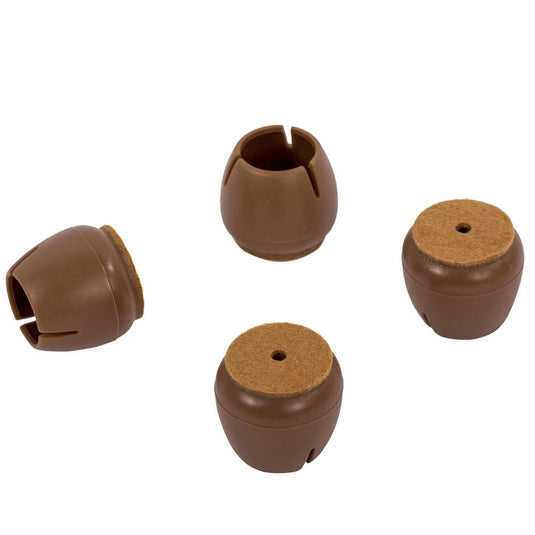 H.E. 4-PC Round Chair Leg Caps B/C, Medium, 20-30mm(HZ)