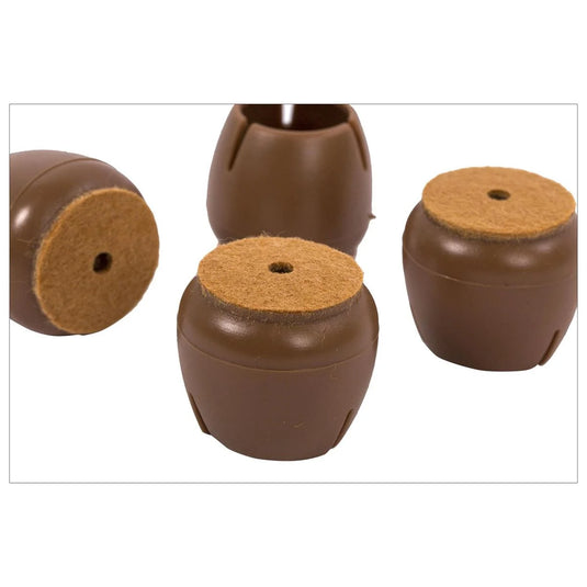 H.E. 4-PC Round Chair Leg Caps B/C, Medium, 20-30mm(HZ)