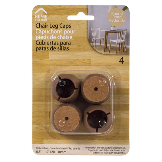 H.E. 4-PC Round Chair Leg Caps B/C, Medium, 20-30mm(HZ)