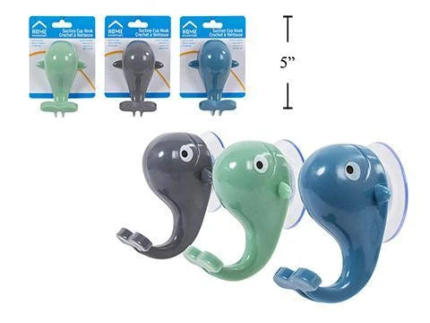 H.E. Whale Suction Cup Hook